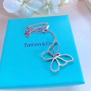 Tiffany & Co. Silver Large 1” Butterfly Pendant 🦋